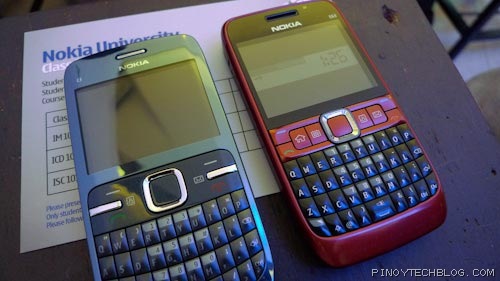 Nokia C3 and Nokia E63