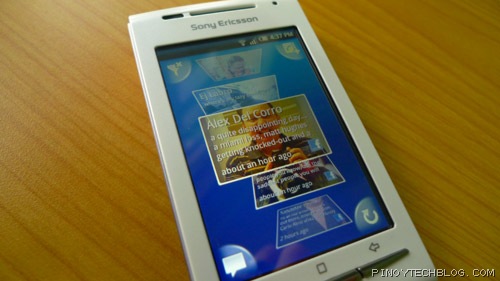 Sony Ericsson Xperia X8 Timescape