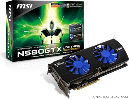 MSI N580GTX Lightning Xtreme Edition
