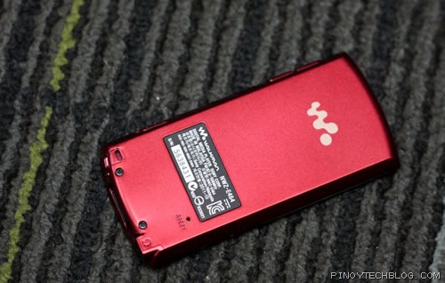 Sony NWZ-E464 back