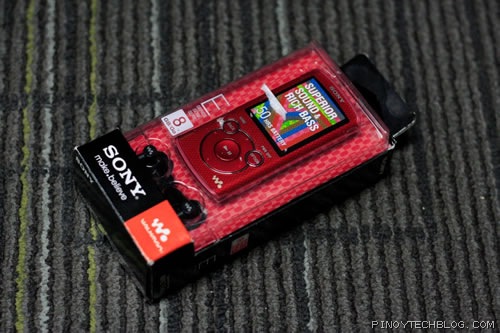 Sony NWZ-E464 box