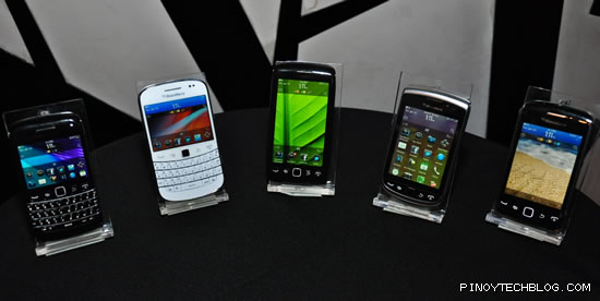 2012 BlackBerry Phones