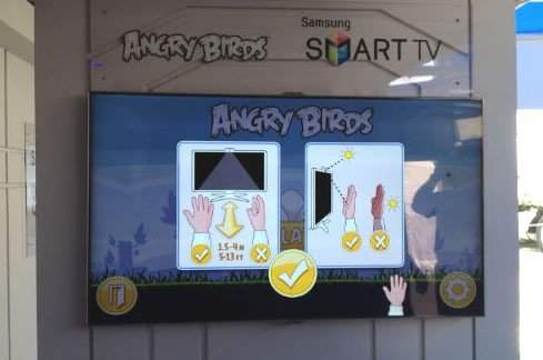 angry birds samsung smart tv