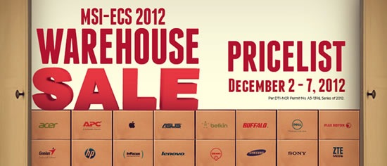 msi-ecs warehouse sale