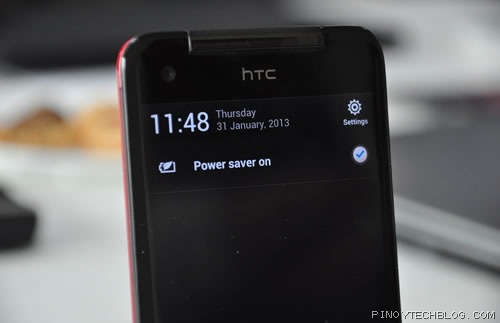HTC Butterfly Power Saver Mode