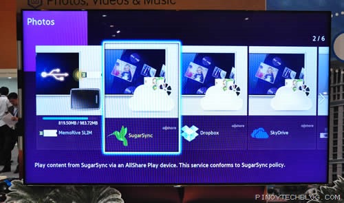Samsung Smart TV cloud storage options