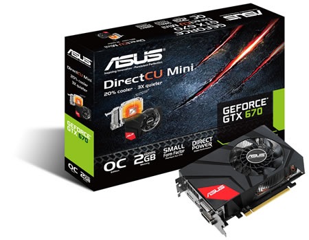 ASUS GeForce GTX 670 DirectCU Mini with box