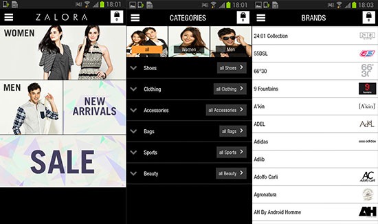 ZALORA-Android-App