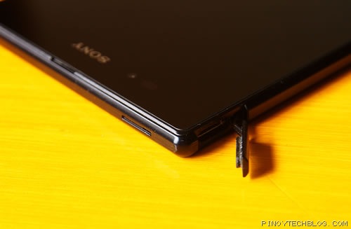 Sony Xperia Z Ultra USB slot