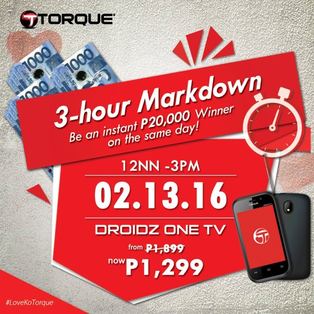 torque droidz one tv smartphone sale