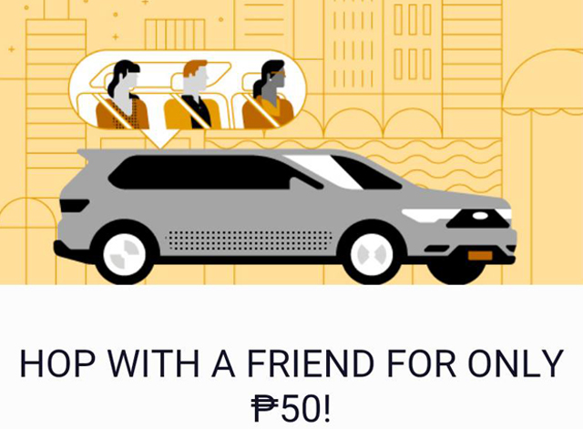 uberHOP ride sharing