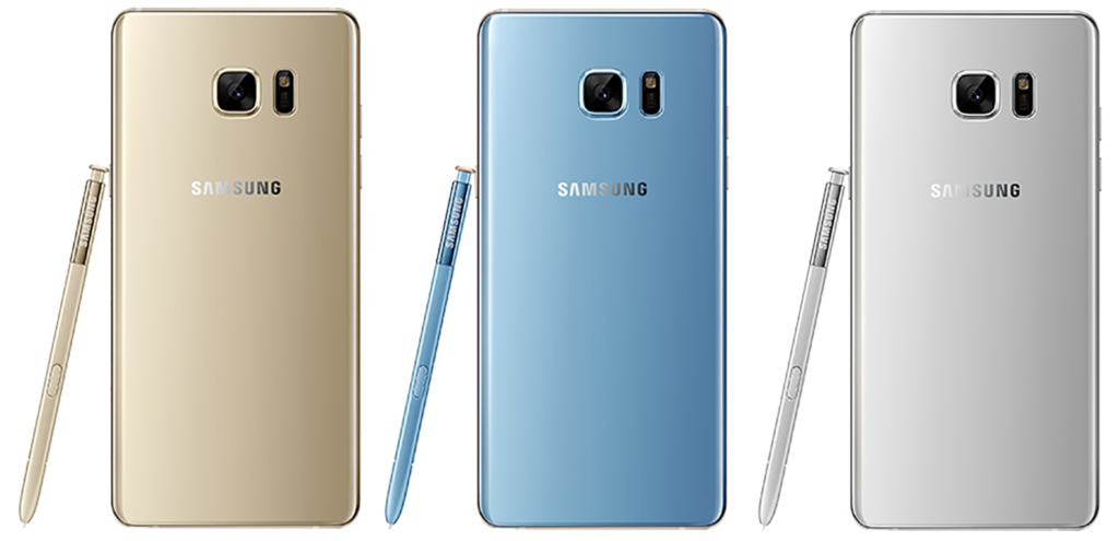 Galaxy Note 7 Colors