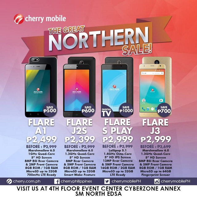 Cherry Mobile Great Northern Sale promo