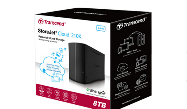 Transcend Storejet honored for Cloud 210