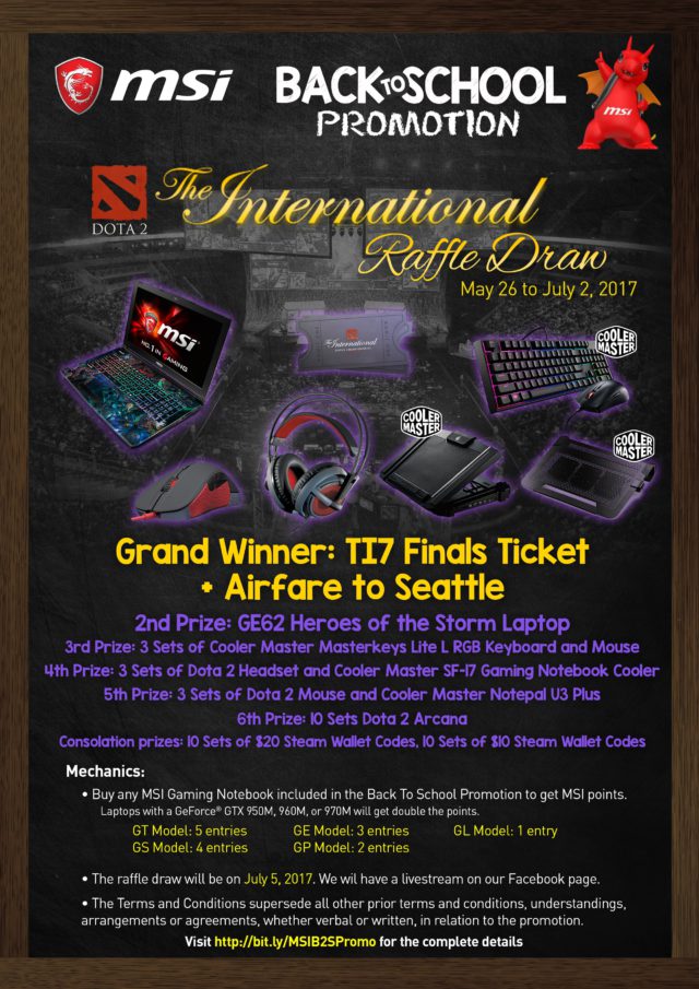 MSI Back to School Promotion