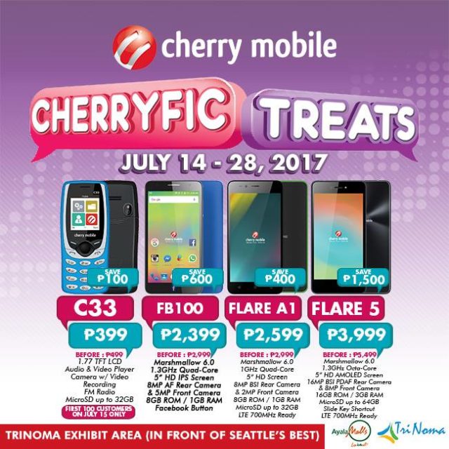 Cherry Mobile Trinoma Sale