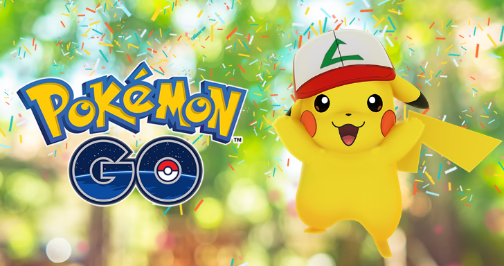 Pokemon Go Celebrates its first Anniversary with Ash's Pikachu and more