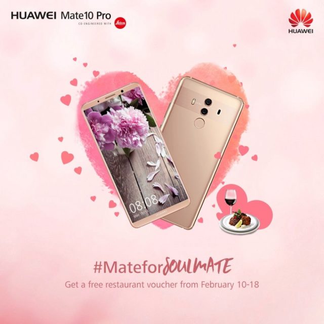 Huawei Mate 10 Pro in Pink Gold