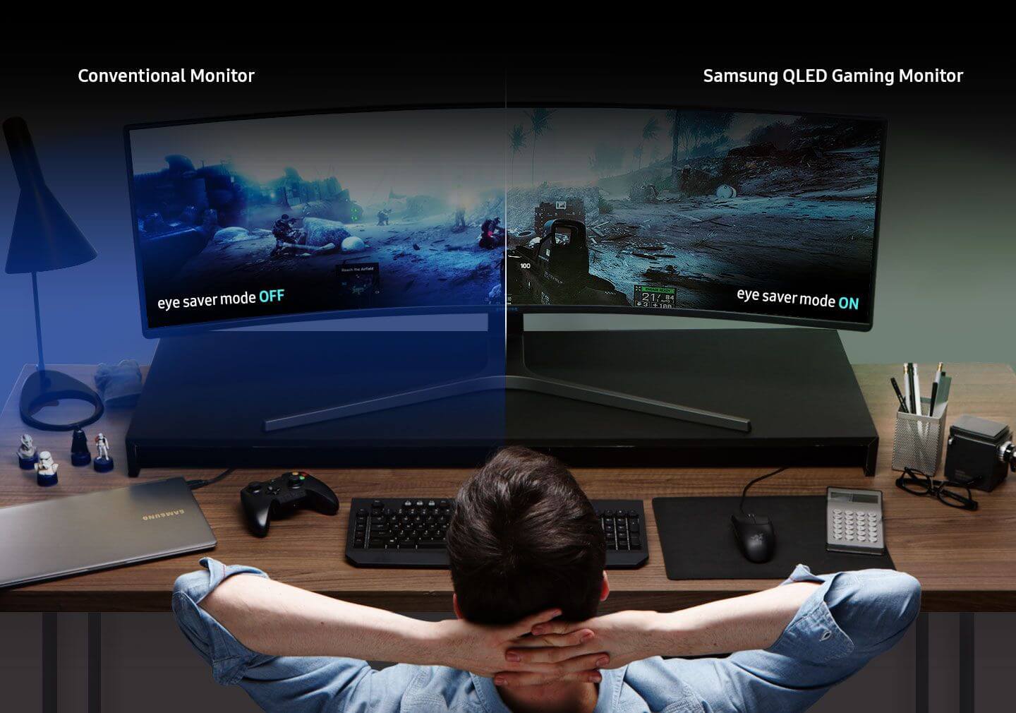 Samsung 49" QLED Curved Gaming Monitor