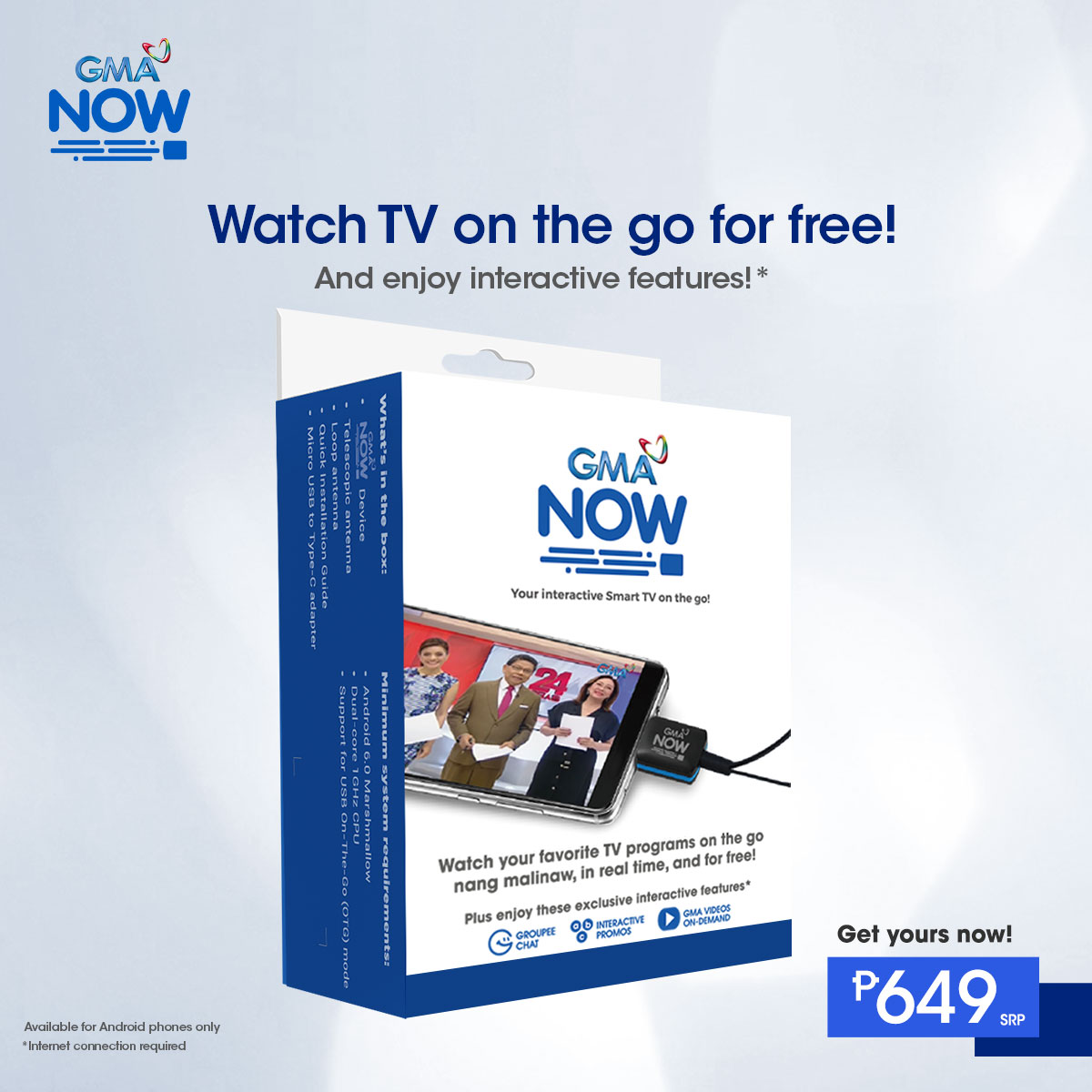 GMA Now -- Watch TV on the go for free